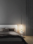 Axyaa LED Pendant Lights: Modern Minimalist Longer Chandeliers for Bedroom, Living Room, Bar