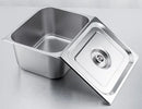 Axya 304 Stainless Steel Gastronorm Pan Set with Lid