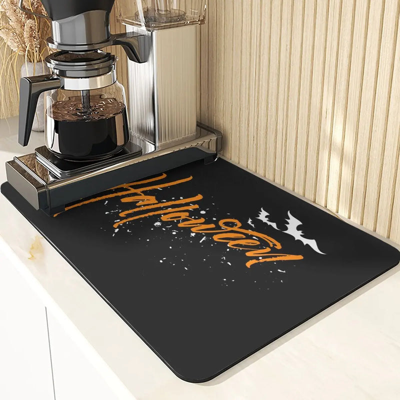 Axyaa Halloween Pumpkin Silicone Table Mat Set