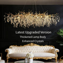 Axyaa Luxury Villa Crystal Pendant Chandelier.