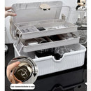 Axyaa Nail Polish Organizer - Lockable Container for Art, Crafts, Cosmetics, and More