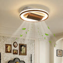 Axyaa Bladeless LED Ceiling Fan with Remote Control and Dimming - Indoor Lighting Fixtures