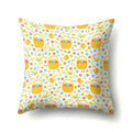Axyaa Colorful Candy Flower Succulent Plants Printed Pillow Case for Couch Sofa Bed