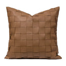 Embroidered Tufted Cushion Cover in Neutral Tones by Axyaa