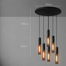 Axyaa Industrial Pendant Light Cement Metal Shade LED Hanging Lamp