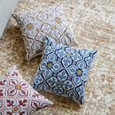 Axyaa Vintage Floral Jacquard Geometric Pillow Cover 45x45cm Home Bedroom Living Room
