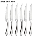 Axyaa Stainless Steel Cutlery Set | Mirror Finish Flatware Knife Fork Spoon Dining Set