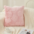 Axyaa Plush Pillowcase Cojines Solid Color Cushion Covers 45x45cm