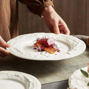 Axyaa Stone Western Dinner Plate - High-Grade Luxury Ceramic Tableware for Restaurant & Home