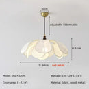 Axyaa Creamy Style E27 Led Pendant Chandelier for French Bedroom & Dining Room
