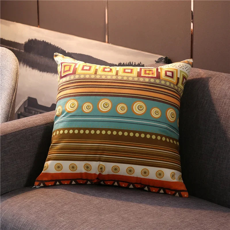 Axyaa Vintage Turkish Bohemia Pillowcase Cover Ethnic Persian Pattern