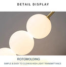 Axyaa Gold LED U-shaped Wall Lamp Sconce for Minimalist Bedroom Decor
