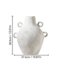 Axyaa Vintage Rough Art Flower Vases, Ceramic Home Ornaments, Earthenware Jars