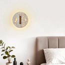 Axyaa Circular Yellow Cave Stone Lights - Creative Wabi Sabi Style for Bedroom, Living Room & Coffee Shop