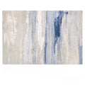 Axyaa Plush Blue Carpet for Living Room, Bedroom, or Study Floor