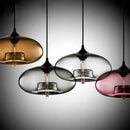 Axyaa Glass Chandelier Pendant Lamps for Kitchen, 7 Colors, Industrial Style