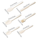 Axyaa Silicone Spatula Set - Non Stick Heat Resistant Turner for Cooking and Baking