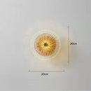 Axyaa Nordic Glass LED Ceiling Wall Lamp for Living Room TV Background