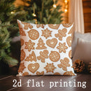 Christmas Patterned Pillow Covers for Sofa, Bedroom, Car - Axyaa Brand