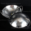 Axyaa Stainless Steel Honeycomb Seafood Wok Non-Stick Skillet