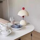 Axyaa Cream Wind LED Desk Lamp - Modern Eggshell Decorative Lighting for Home