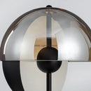 Axyaa Theia LED Floor Lamp, Glass Hemisphere Industrial Corner Lighting