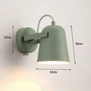 Nordic Macaron LED Wall Lamp by Axyaa - Adjustable Lighting Sconces for Home Decors