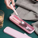 Axyaa Ceramic Handle Cutlery Set in Box