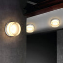 Axyaa Amber Smoke LED Ceiling Light Fixture for Modern Home Decor