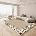Axyaa Plush Soft Fluffy Modern Style Living Room Bedroom Carpet Rug