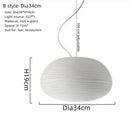 Axyaa Nordic Cocoon Glass Pendant Lamp for Living Room Loft & Restaurant