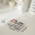 Transparent Kpop Card Holder for Small Playing Cards, Axyaa Collection Box Organizer