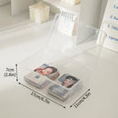 Transparent Kpop Card Holder for Small Playing Cards, Axyaa Collection Box Organizer