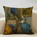 Elegant Axyaa 45x45cm Print Cushion Cover for Home, Hotel, Office Décor