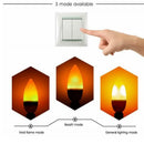 Axyaa LED Flame Bulb 5W E14 Corn Lamp Dynamic Flickering Candle Light