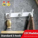 Axyaa Over-the-Door Hooks Storage Shelf - Bathroom Kitchen Wall Hanger Organizer