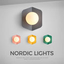Axyaa Macaron LED Kids Wall Lamp | Nordic Ball Design for Bedroom, Living Room