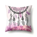 Axyaa Boho Indian Feather Dreamcatcher Pillow Cushion Cover for Home Decor