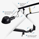 Axyaa Swing LED Wall Lamp: Minimal & Creative Design for Living Room Lighting
