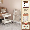 Axyaa Floor-to-Ceiling Multi-layer Service Cart for Kitchen Storage