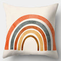 Axyaa Geometric Color Splicing Pillowcase 45x45cm Modern Home Decor