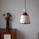 Axyaa Nordic Ceramic LED Pendant Light for Home Dining Living Room Decor