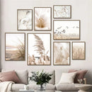 Axyaa Beach Shell Landscape Canvas Art Print for Nordic Living Room Decor