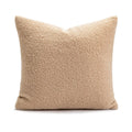 Christmas Chenille Plush Tufted Heart Tree Sugar Beige Cushion Cover for Home Decoration