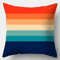 Axyaa Geometric Color Splicing Pillowcase 45x45cm Modern Home Decor