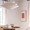 French Cream Umbrella Cloth Ceiling Lamp by Axyaa for Dining Room & Bedroom