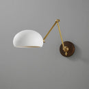 Copper Wall Light with Edison Bulb, Ceramic Base, Adjustable Rotation - Axyaa Brand