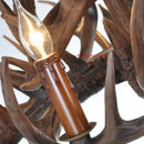 Axyaa Retro Deer Horn LED Pendant Light for Hot Pot Restaurant and Clothing Store