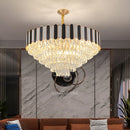 Axyaa Crystal Chandelier Pendant Light for Living Room Bedroom Ceiling Lighting
