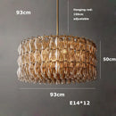 Axyaa Black Chrome LED Chandelier for Dining Room